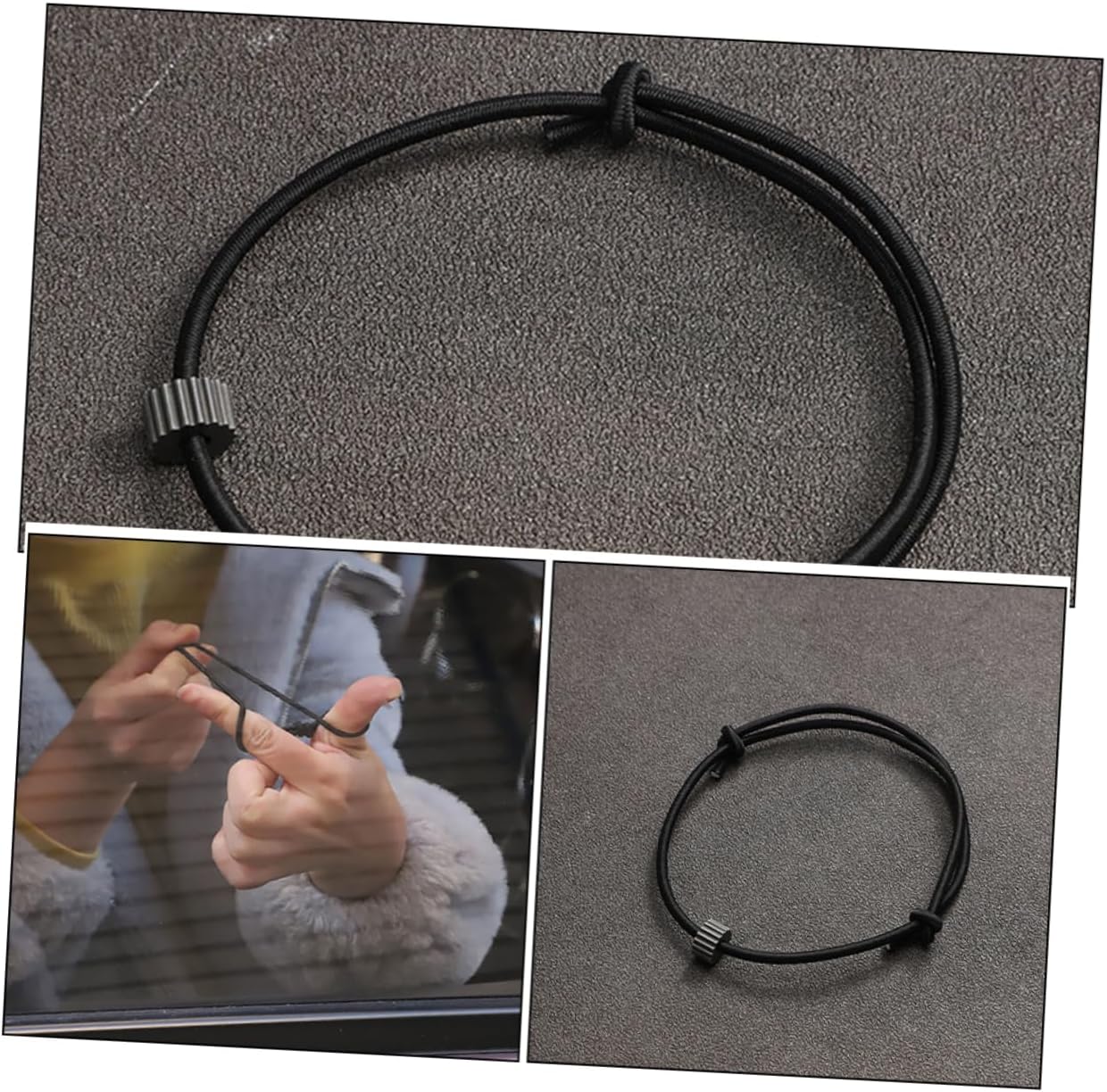 2pcs Tungsten Carbide Glass Breaking Bracelet Emergency Auto Window Breaker for Quick Escape Durable Survival Wrist Strap with Dual Functionality for Vehicles and Outdoor