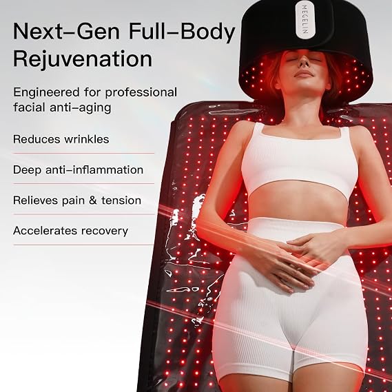 Megelin Upgrade LED Light Therapy Bag