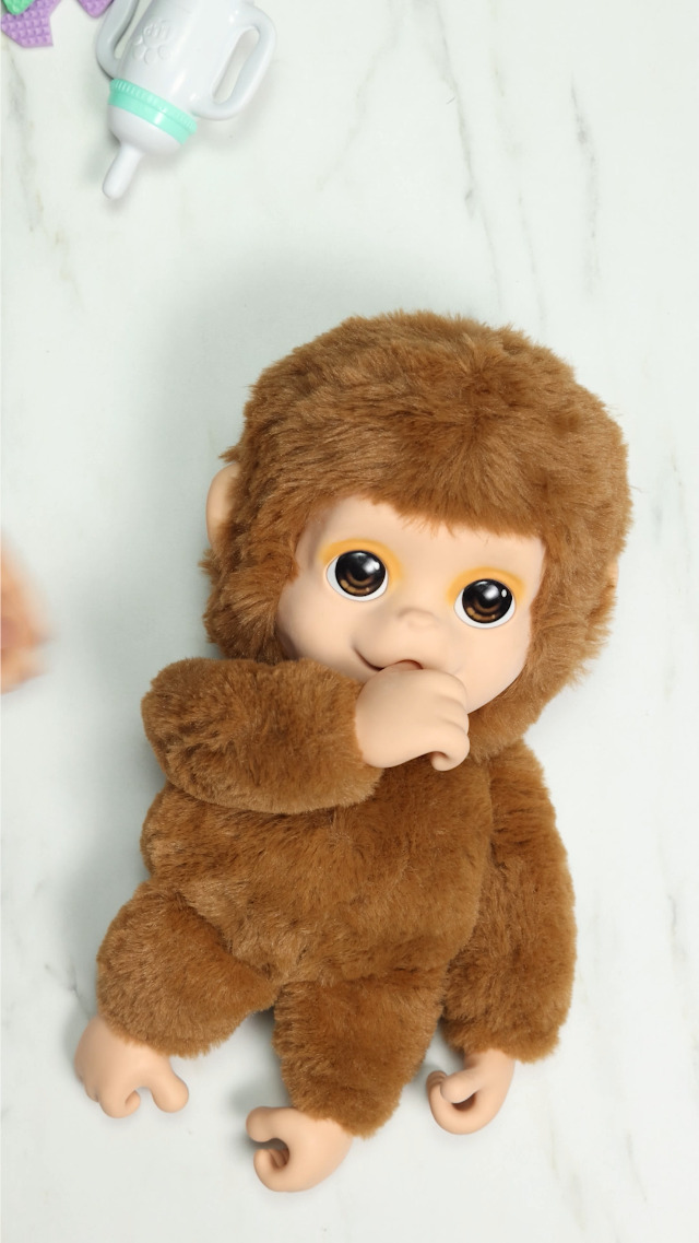 Little Live Pets Scimmia Baby Mango Peluche Interattivo 26 Cm Con Suoni E Movimenti