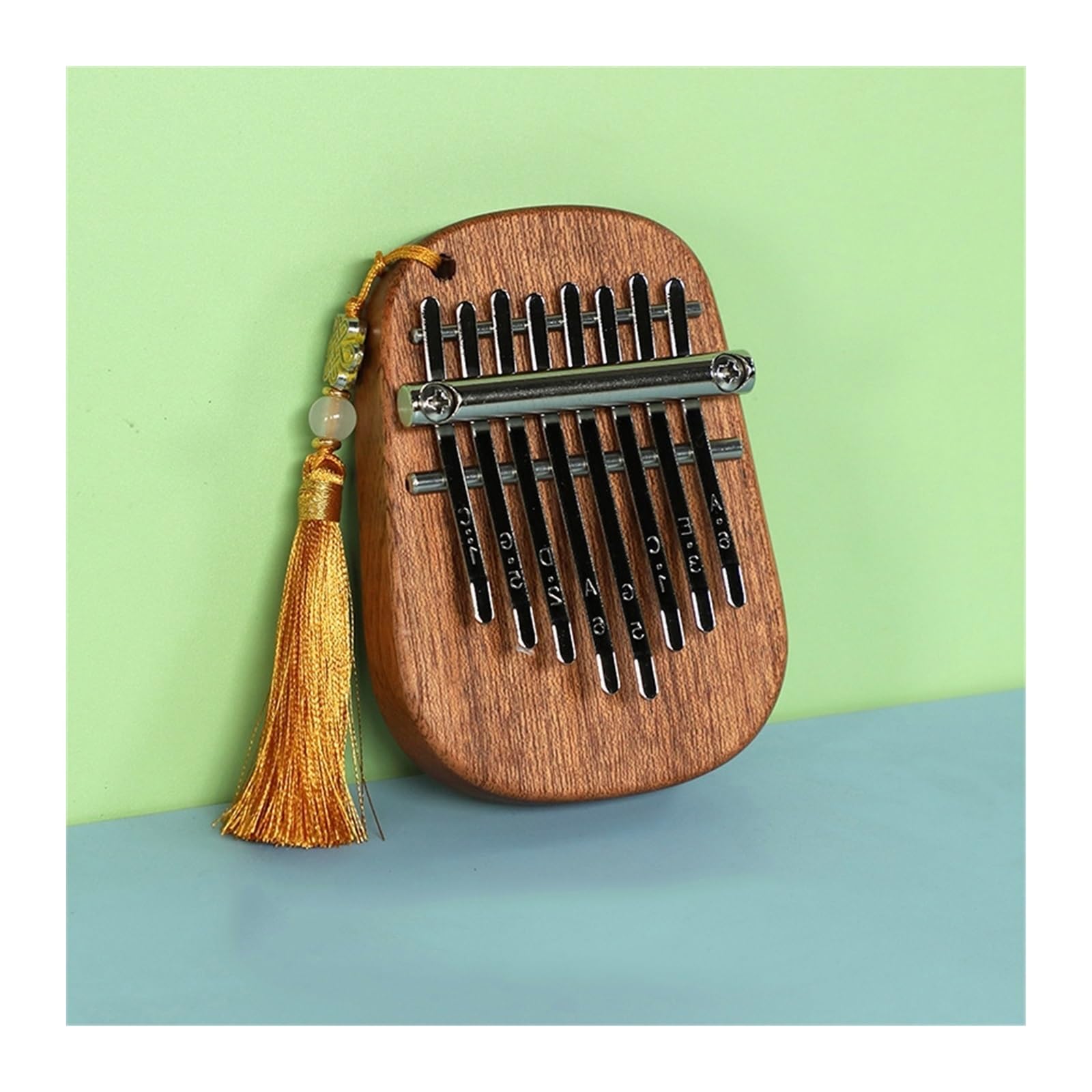 Kalimba Retro owalne pianino kciukowe MINI kalimba mini o średniej 8 tonacji
