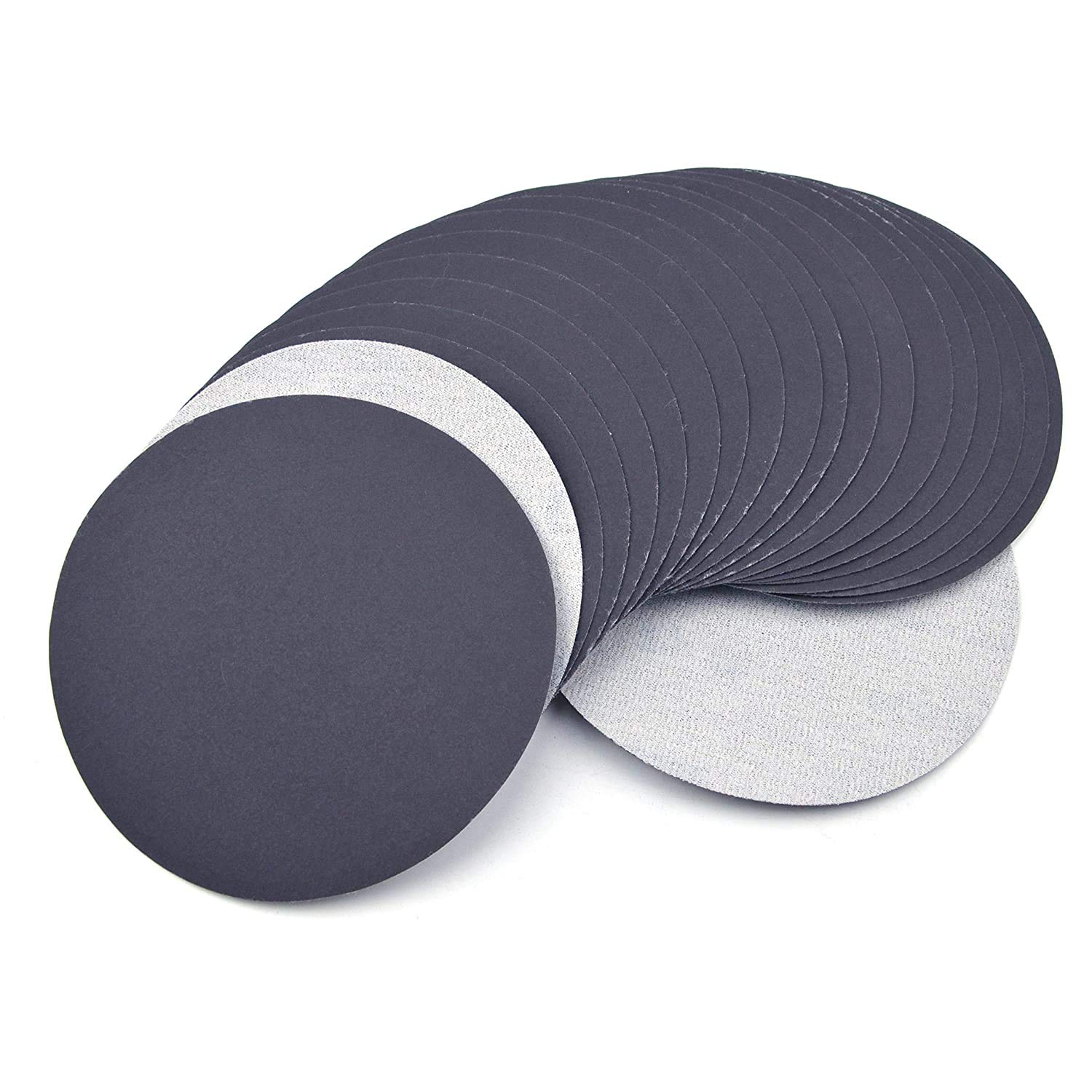 125mm Sanding Discs, 60 Pieces Orbital Sander Discs, Hook and Loop Sandpaper, Sanding Pads 320