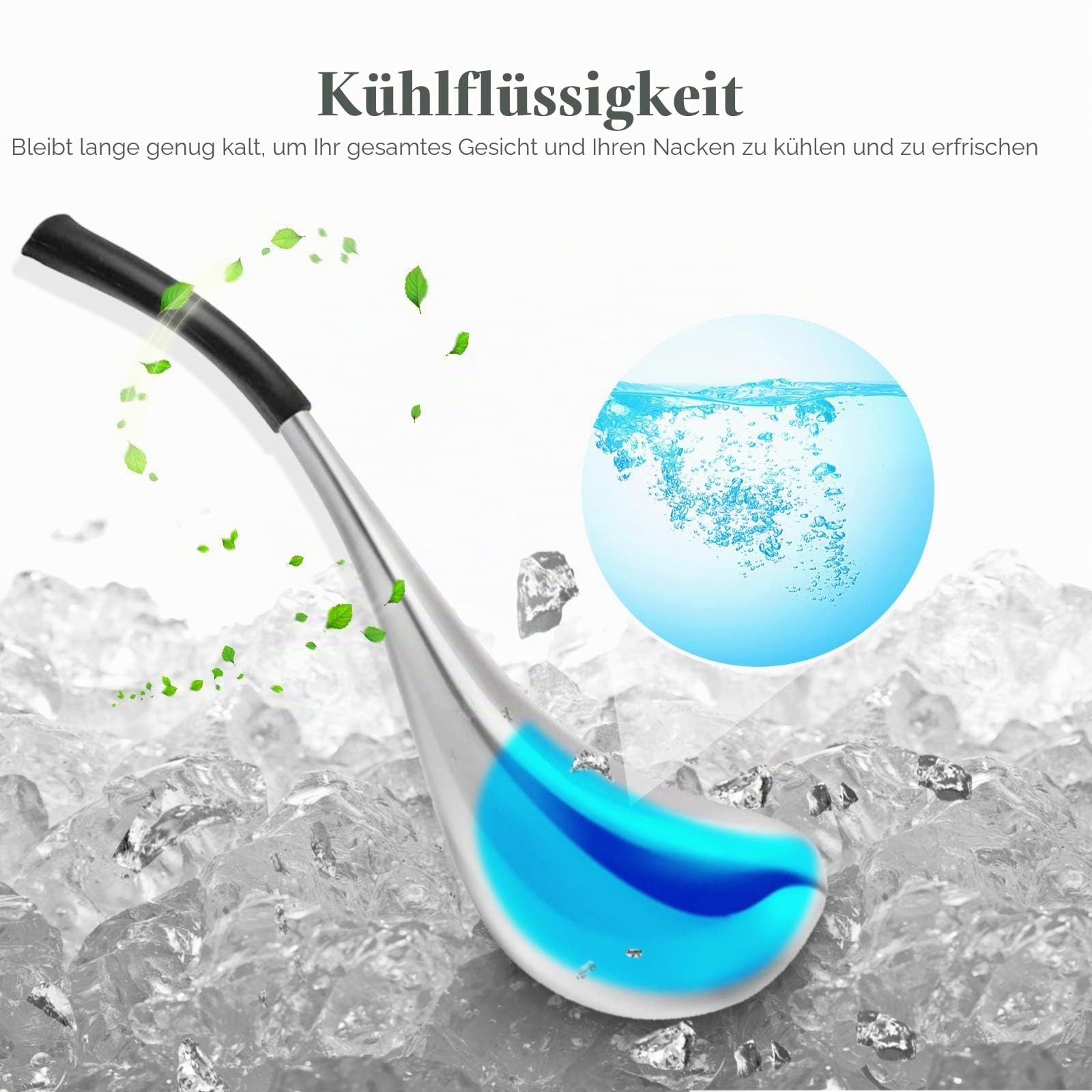 Eiskugeln für Gesicht und Augen, Edelstahl Cryo Sticks, Roller Gua Sha Scarping Tool für Spa Beauty Massage, Gesichts-Hautpflege-Kits mit Aufbewahrungsbox für Puffiness Reducing & Jawline Sculpting