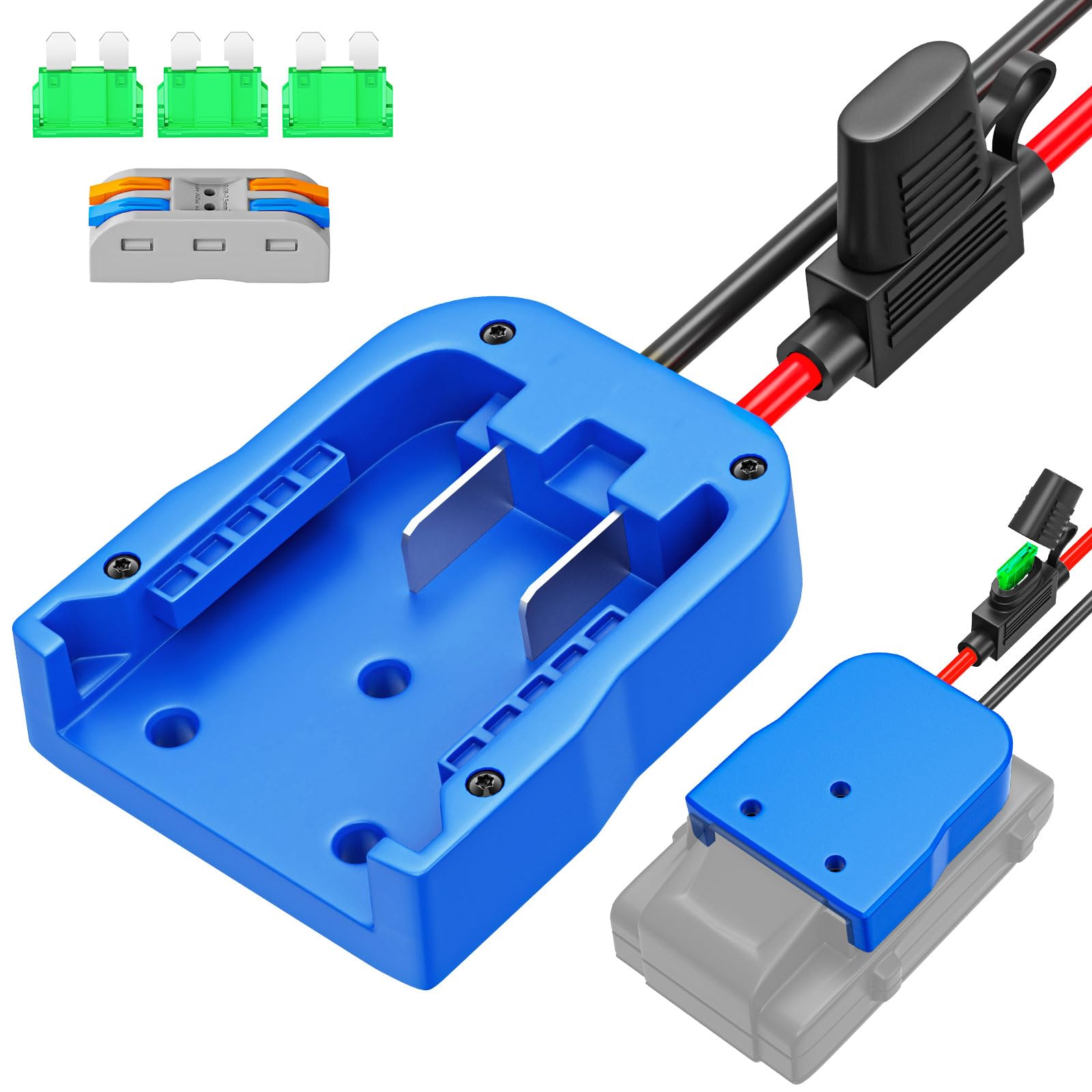 Power Wheels Battery Adapter Compatible for Kobalt 24V Max Batteries
