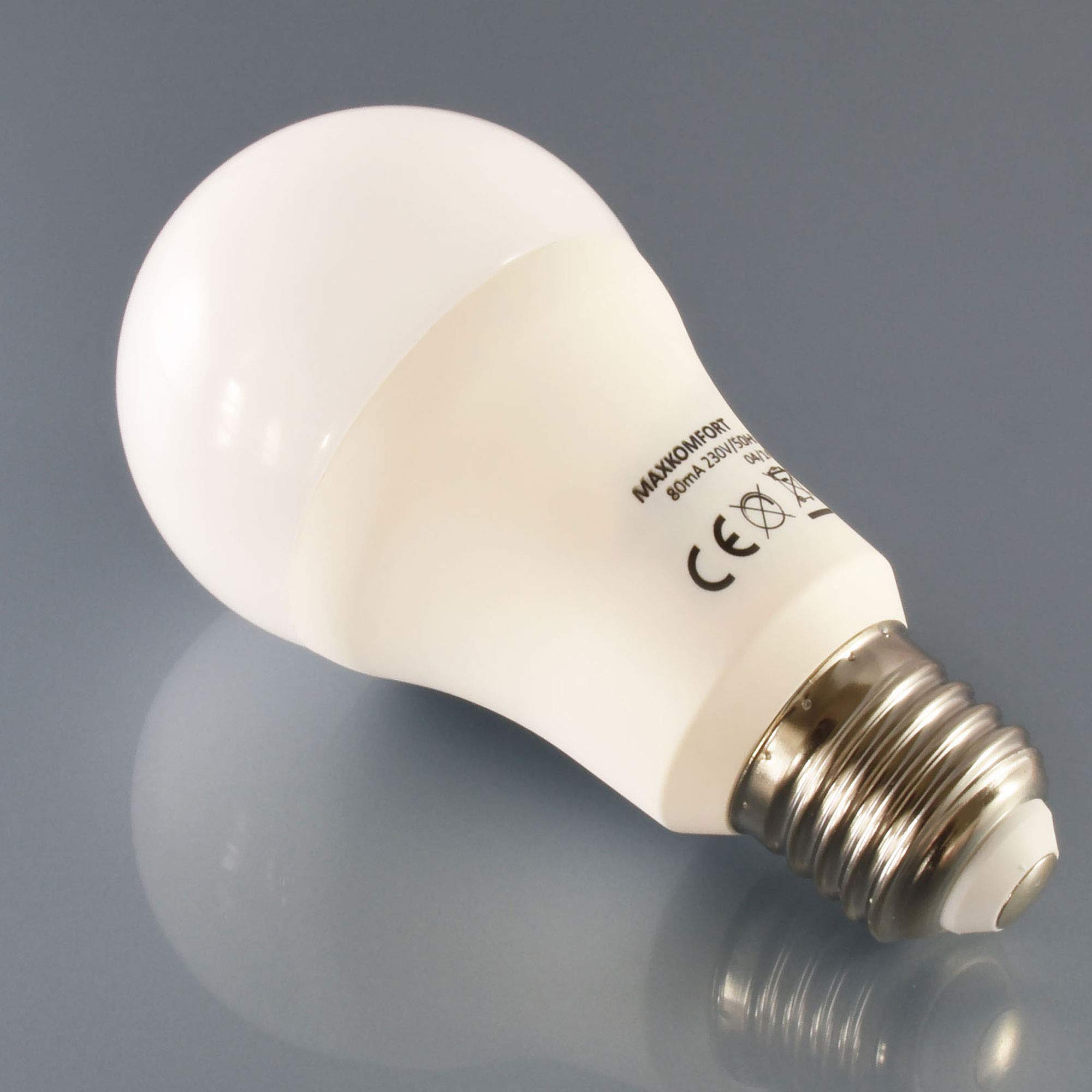 Maxkomfort LED Glühbirne Ersetzt 100W | 10er SET A60 Leuchtmittel 14 Watt 1150 Lumen 3000 Kelvin warmweiß | Leuchtmittel Lampe Keramik