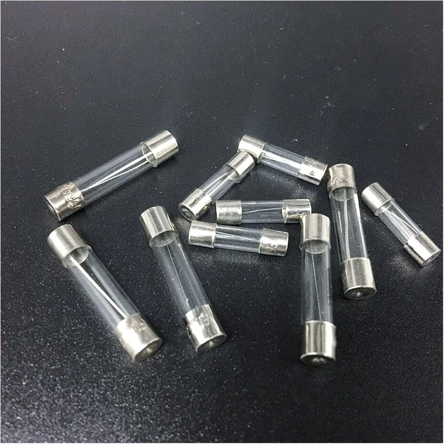 Car Fast-Blow Glass Fuses Car Glass Tube Fuses 0.2-20A 0.5-30A Assorted Kit for Car Light Inflator Vacuum Cleaner(0.2 20A)