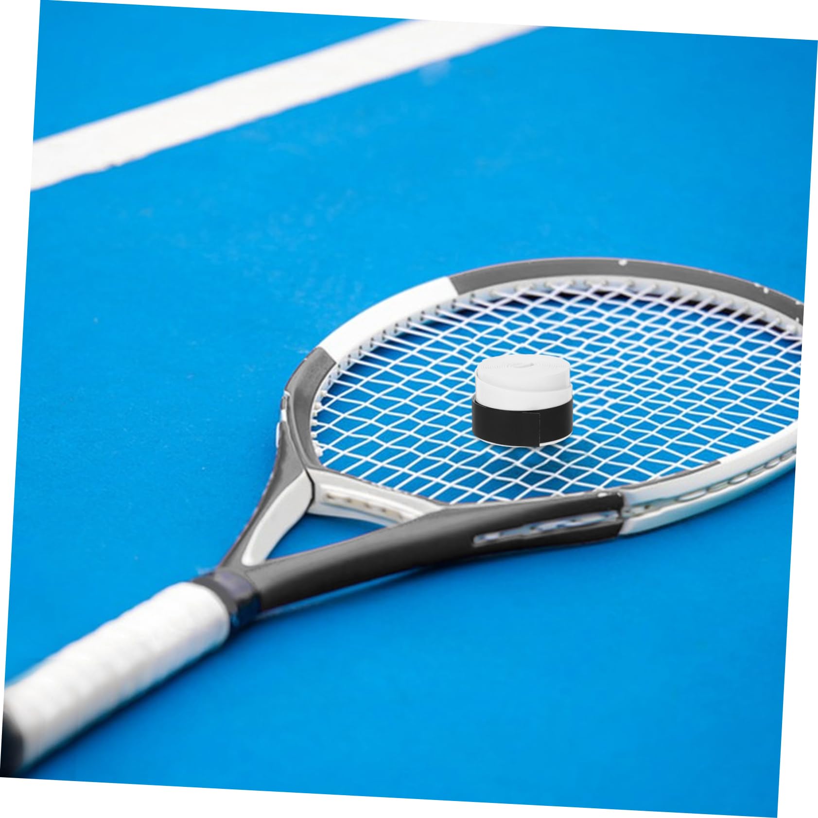 HANABASS 40pezzi Overgrip Bianco per Racchetta Assorbente e Antiscivolo per Tennis Badminton e Squash Fasce per Racchette Comfort e Controllo Ogni Condizione