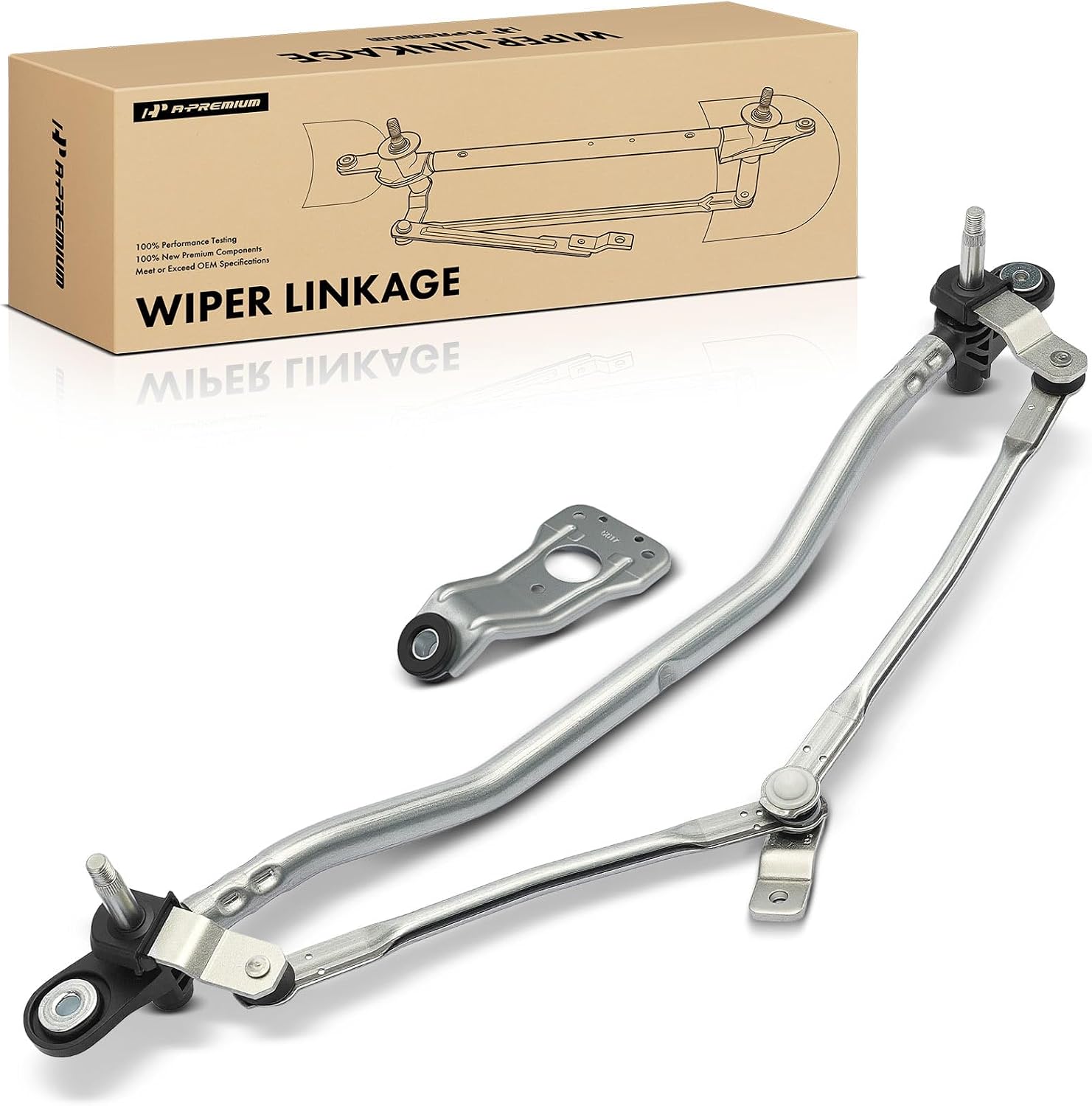 A-Premium Front Windshield Wiper Linkage Compatible with Jeep BU/BV Series Renegade 2015-2023