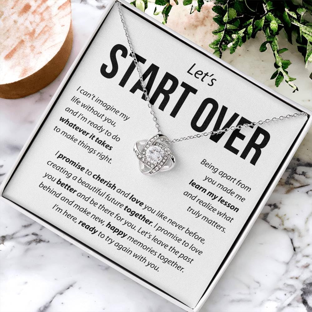 LEONADORA Start Over Necklaces, To My Soulmate Necklace For Women, Gift For Girlfriend, Personalized Birthday Gift For Her Anniversary Valentine, To My Wife Necklace From Husband - Image 6