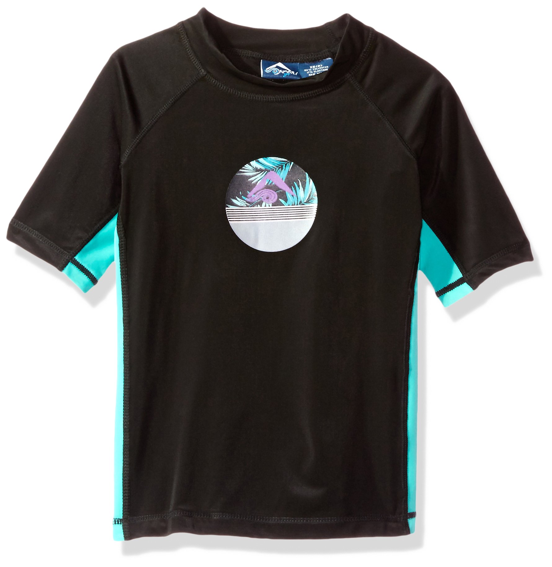 Kanu Surf Boys Voyage UPF 50+ Sun Protective Rashguard Swim Shirt