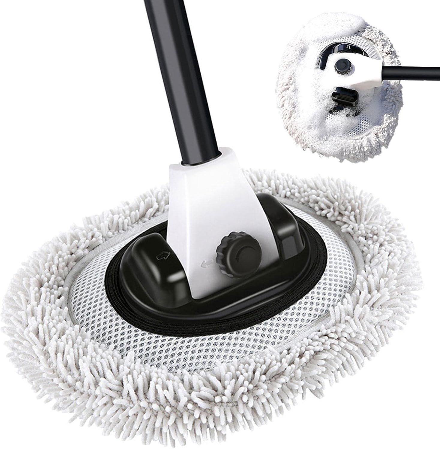 Car Washing Mop,Car Washing Brush with Extensible Handle Rv Wash