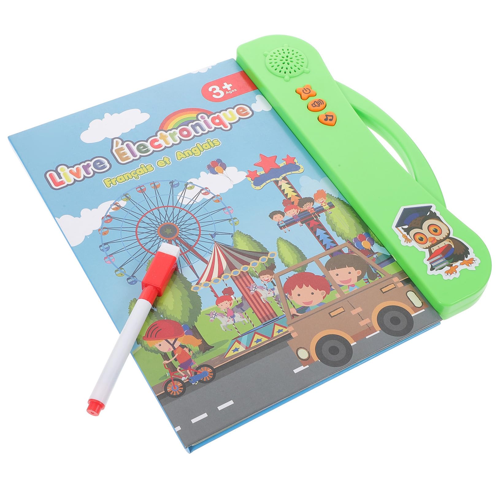 Gioco Educativo Elettronico Sonoro per Sviluppare Abilità di Lettura, Giocattolo in Abs per Scuola Materna e Decorazioni Scuola in Feste di Compleanno