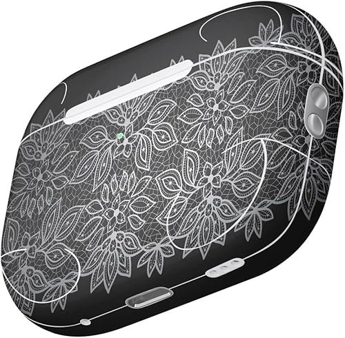 Miniatura 3 de MightySkins Skin compatible con Apple AirPods Pro 2, encaje floral, funda de vinilo protectora, duradera y única, fácil de aplicar, quitar y cambiar