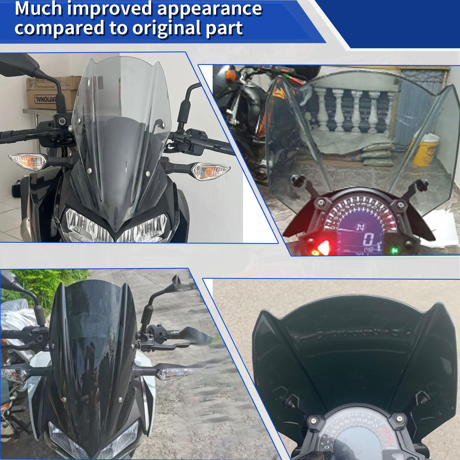Amazon | XIRADUP Z400 Z250ダブルバブルスクリーン ステーセット