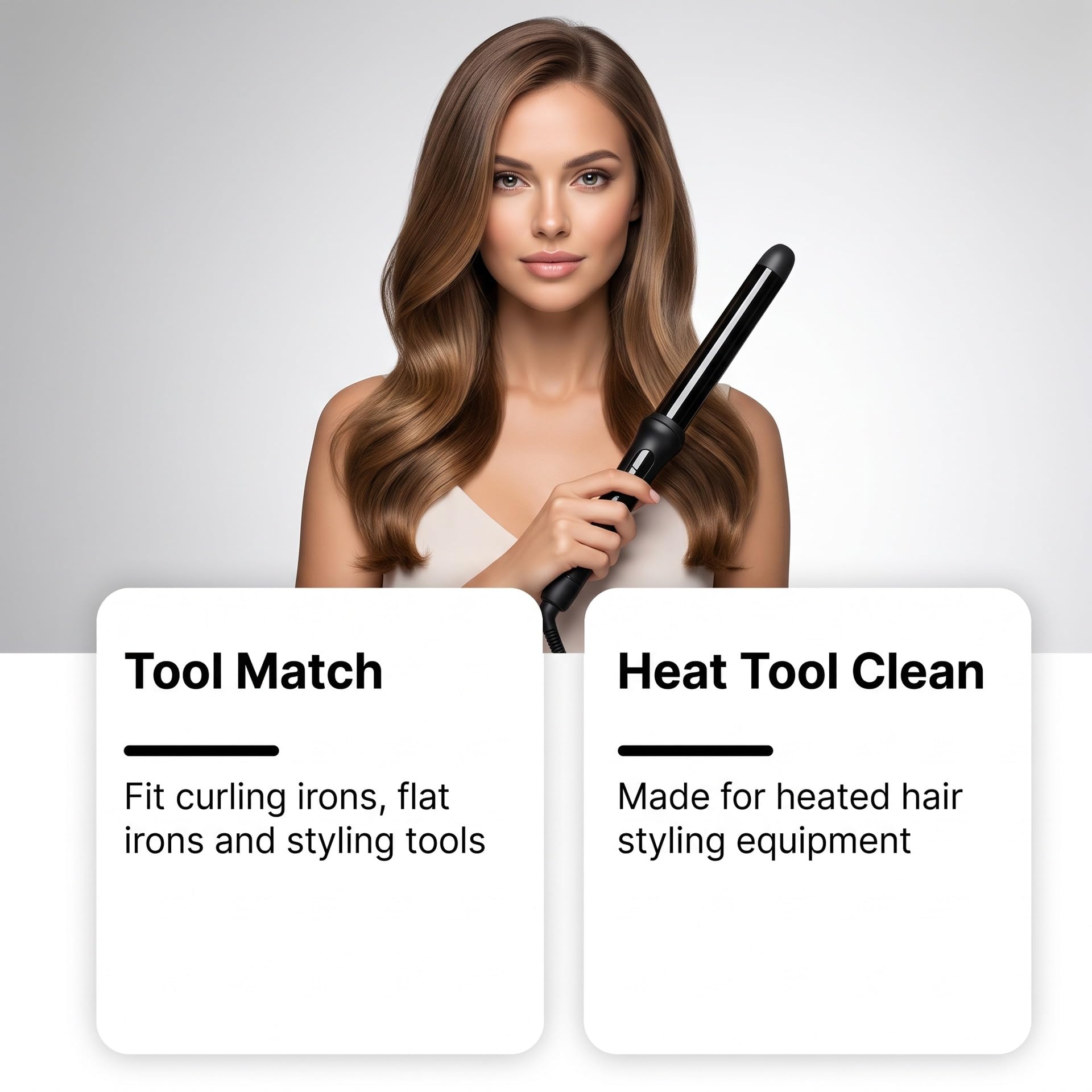 Spray Nettoyant Pour Outils Coiffure, Nettoyant Pour Fer À Friser. (8PCS)