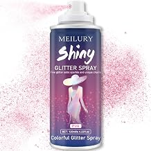 Halloween Hair and Body Glitter Spray, Holographic Glitter Highlighter Powder, Hairspray for Clothes, Face Body Shiny Glitter, Loose Shimmer Hairspray Festival Rave Prom Accessories