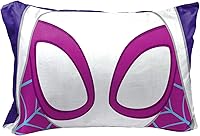 Vista 1 de Marvel Spidey & His Amazing Friends Ghost Spider Gwen 1 funda de almohada reversible individual – Ropa de cama súper suave para niños