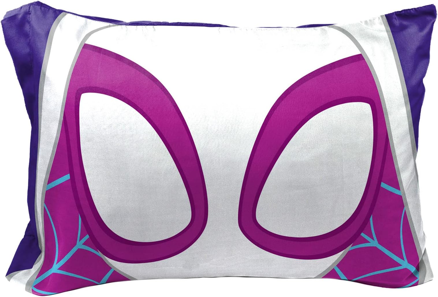 Marvel Spidey & His Amazing Friends Ghost Spider Gwen 1 Single Reversible Pillowcase - Kids Super Soft Bedding