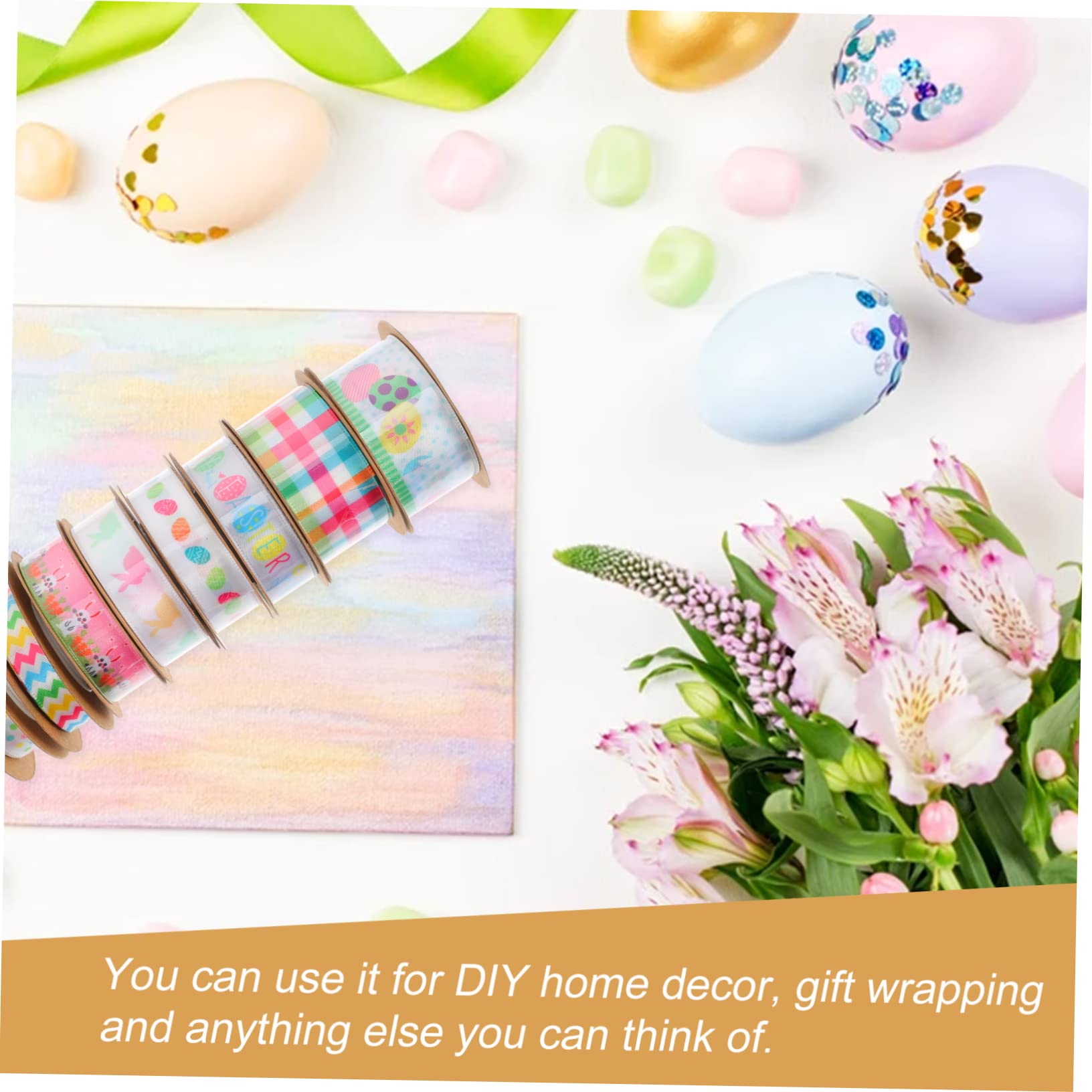 SHINEOFI 16rollen -ribbons Mit Hasen-design Dekorative Geschenkbänder Für Bastelprojekte Und Verpackungen Für Ostern Und Festliche Anlässe