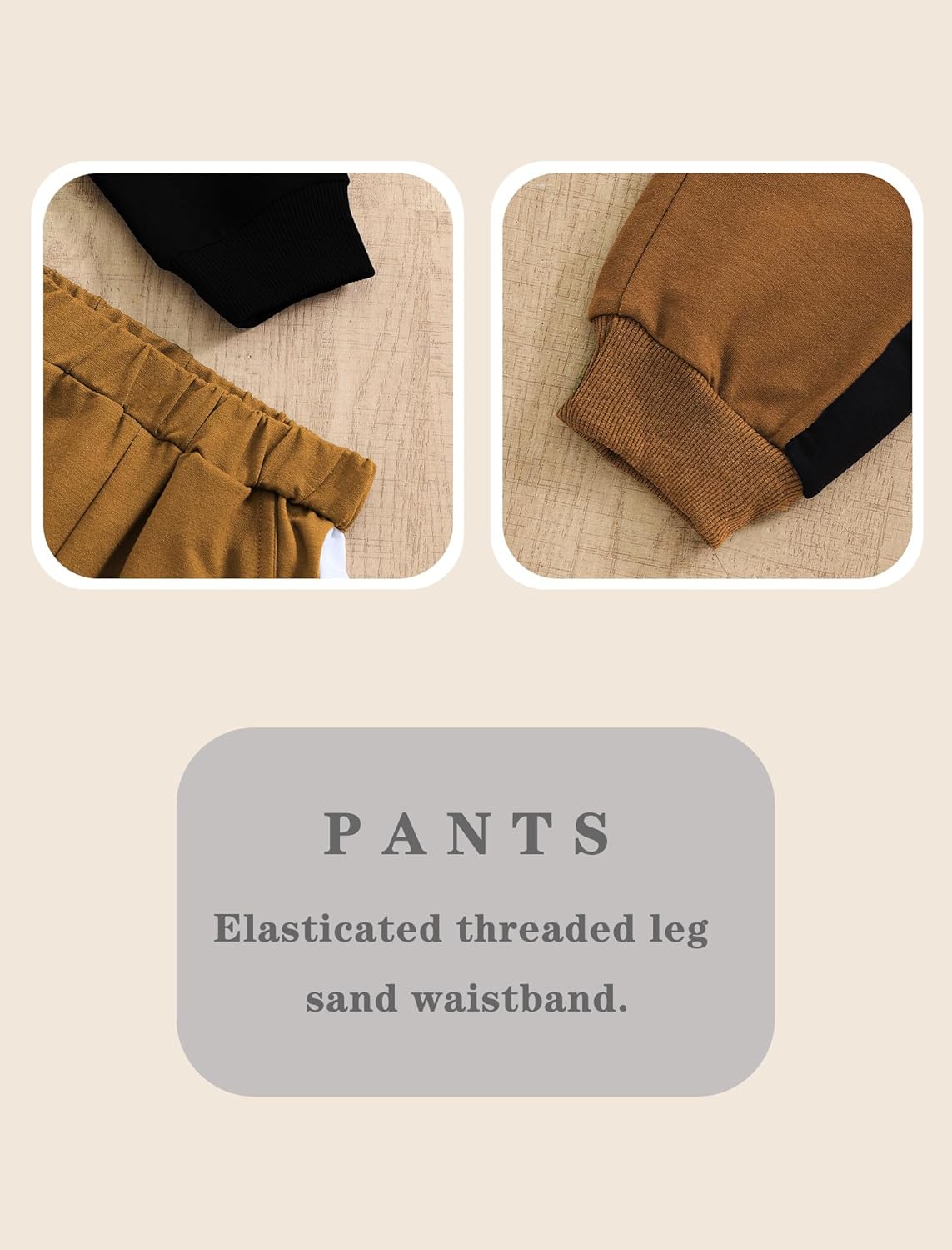 Boys Clothes Boy Outfits 2-Piece Long Sleeve Sweatshirt Tops and Pants Fall Winter Outfits Set 3-14 Years - Image 6