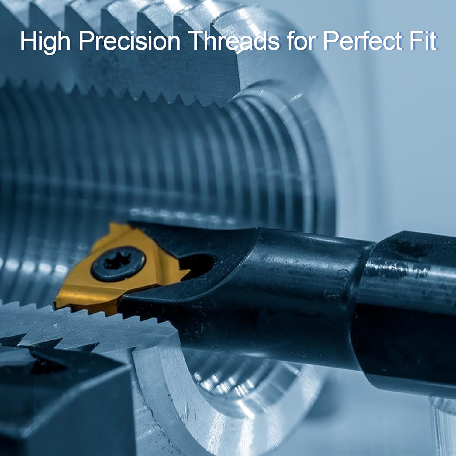 11ER A60/11IR A60 Standard Laydown Threading Insert, External Partial Profile 60 Degree Thread, 10 PCS