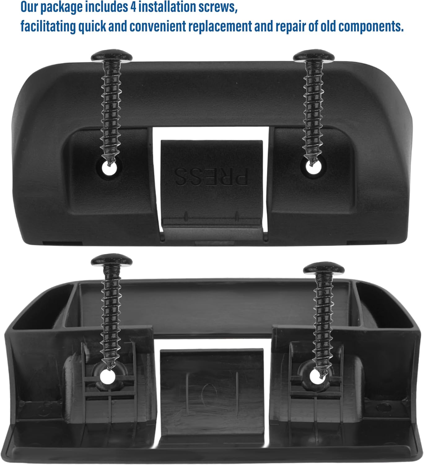 Upgrade 3851174023 RV Refrigerator Door Handle Replacement for Dometic Fridge RM2652 DM2652 RM2852 RV Trailer Camper Freezer Fridge Upper and Lower Door Latch Handles 2 Pack