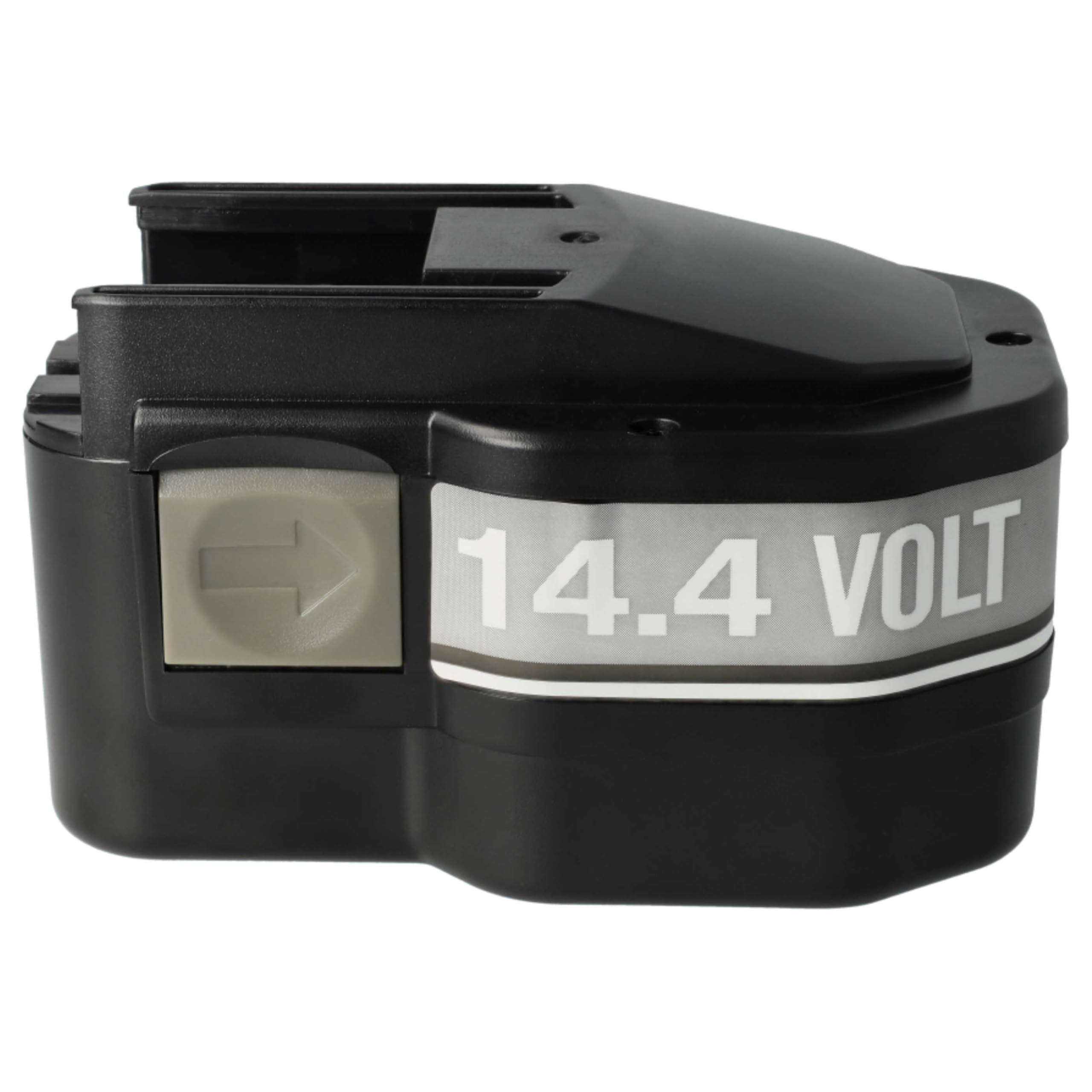 vhbw 3 x NiMH akumulator 1500 mAh (14,4 V) pasuje do elektronarzędzi narzędzia Powertools Tools Milwaukee PJX 14.4 Power Plus, PLD 14.4 X, PN 14.4 Power Plus