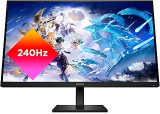HP OMEN 27s FHD 240Hz Gaming Monitor, Full HD Display (1920 x 1080), IPS Panel, 99% sRGB, 95% DCI-P3, 16:9, OMEN Gaming Hub, 27s (2023),Black