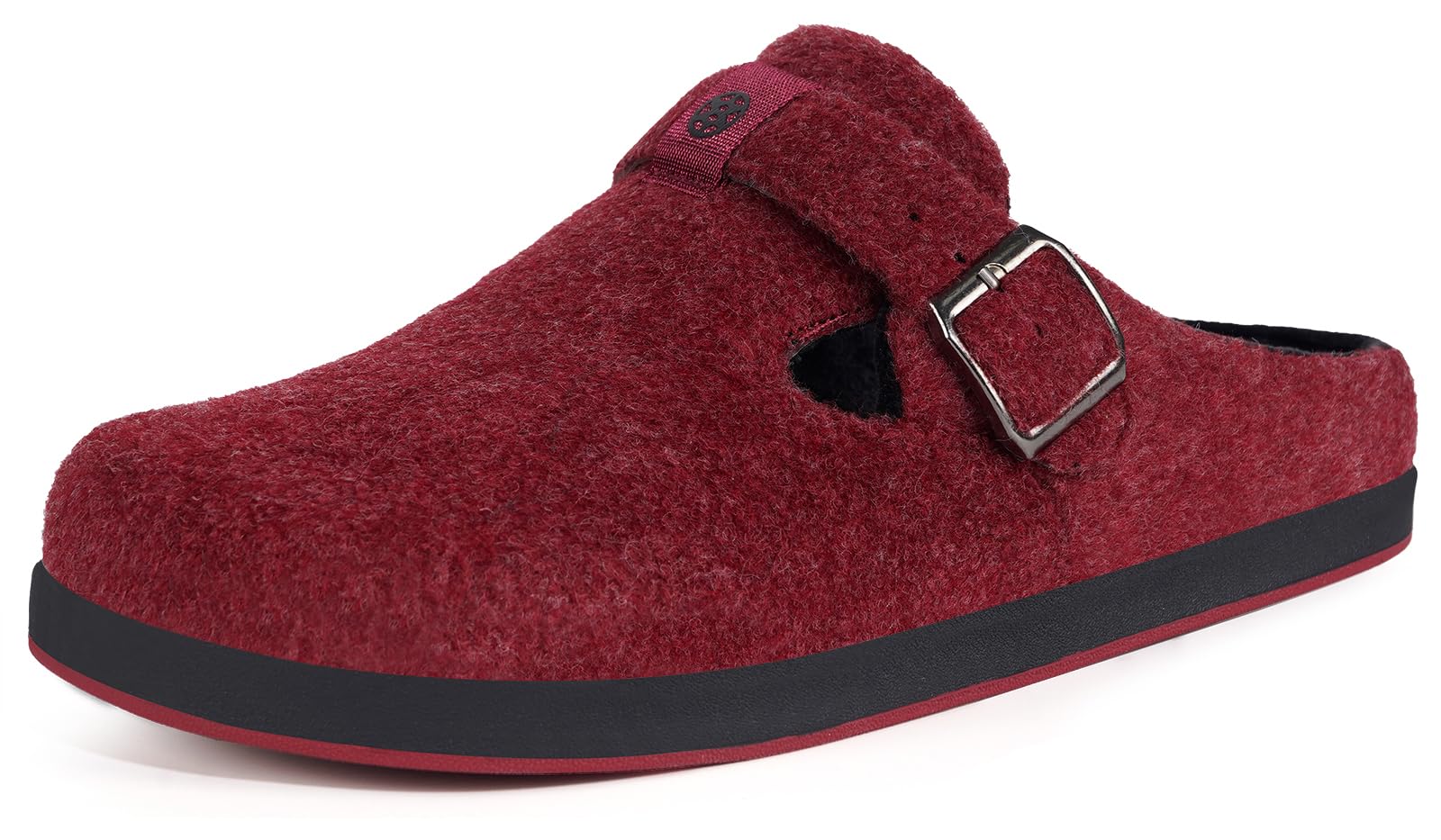 Gaatpot Zapatilla de Casa para Unisex Hecha en Fieltro,Zuecos de Invierno en Forro Caliente,Talla 36-46