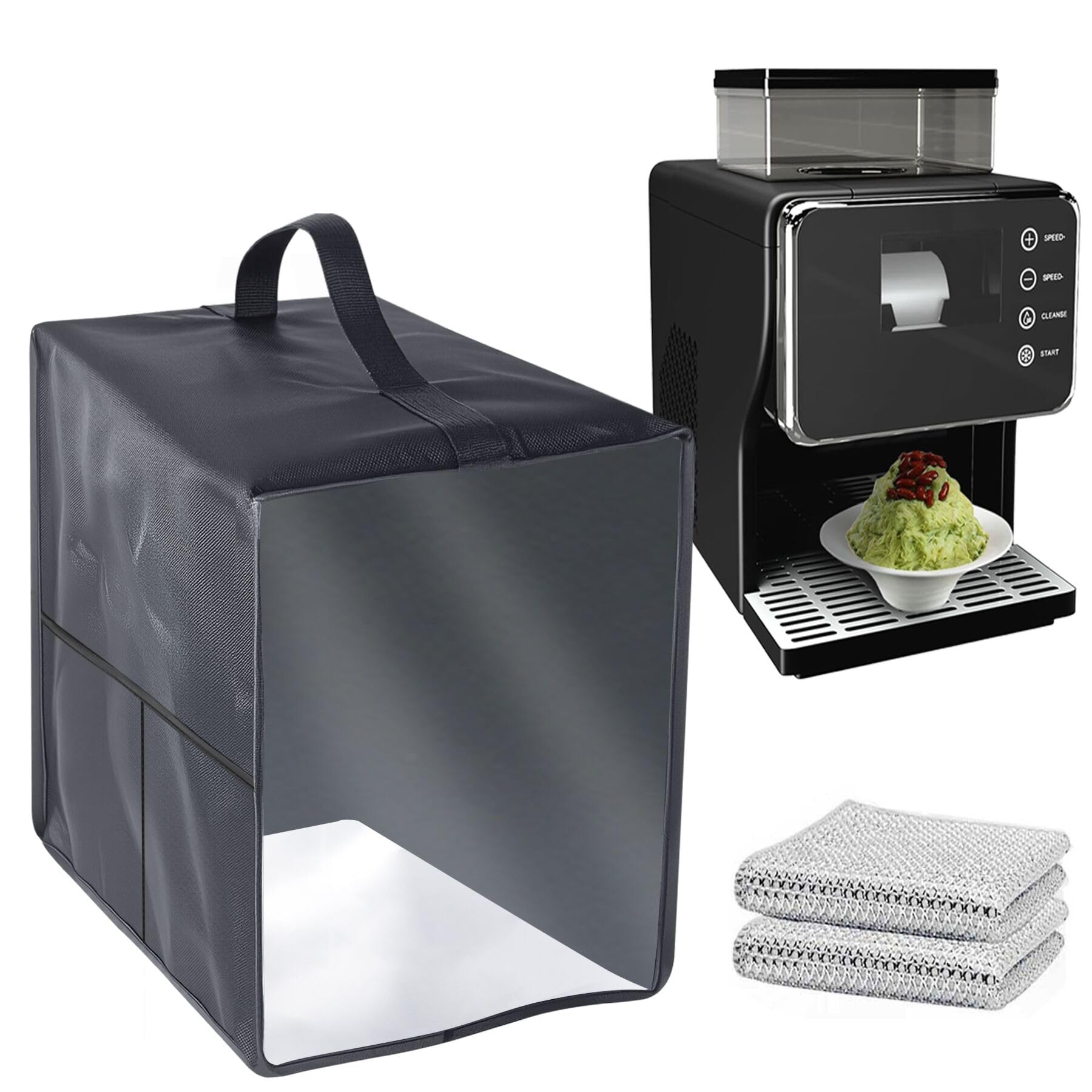 Housse de protection pour machine à glace rasée de maison et de bar