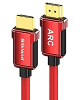 Vista 9 de Silkland Cable HDMI eARC/ARC para barra de sonido de 6.6 pies, cable HDMI ARC de alta velocidad, [8K, HDR, HDCP 2.2, Ethernet], compatible