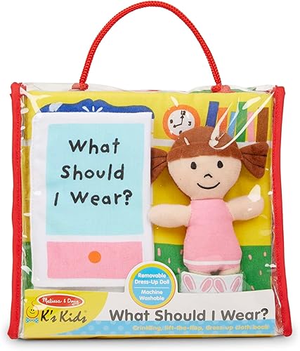 Miniatura 6 de Libro suave de actividades para bebé Melissa  Doug What Should I Wear