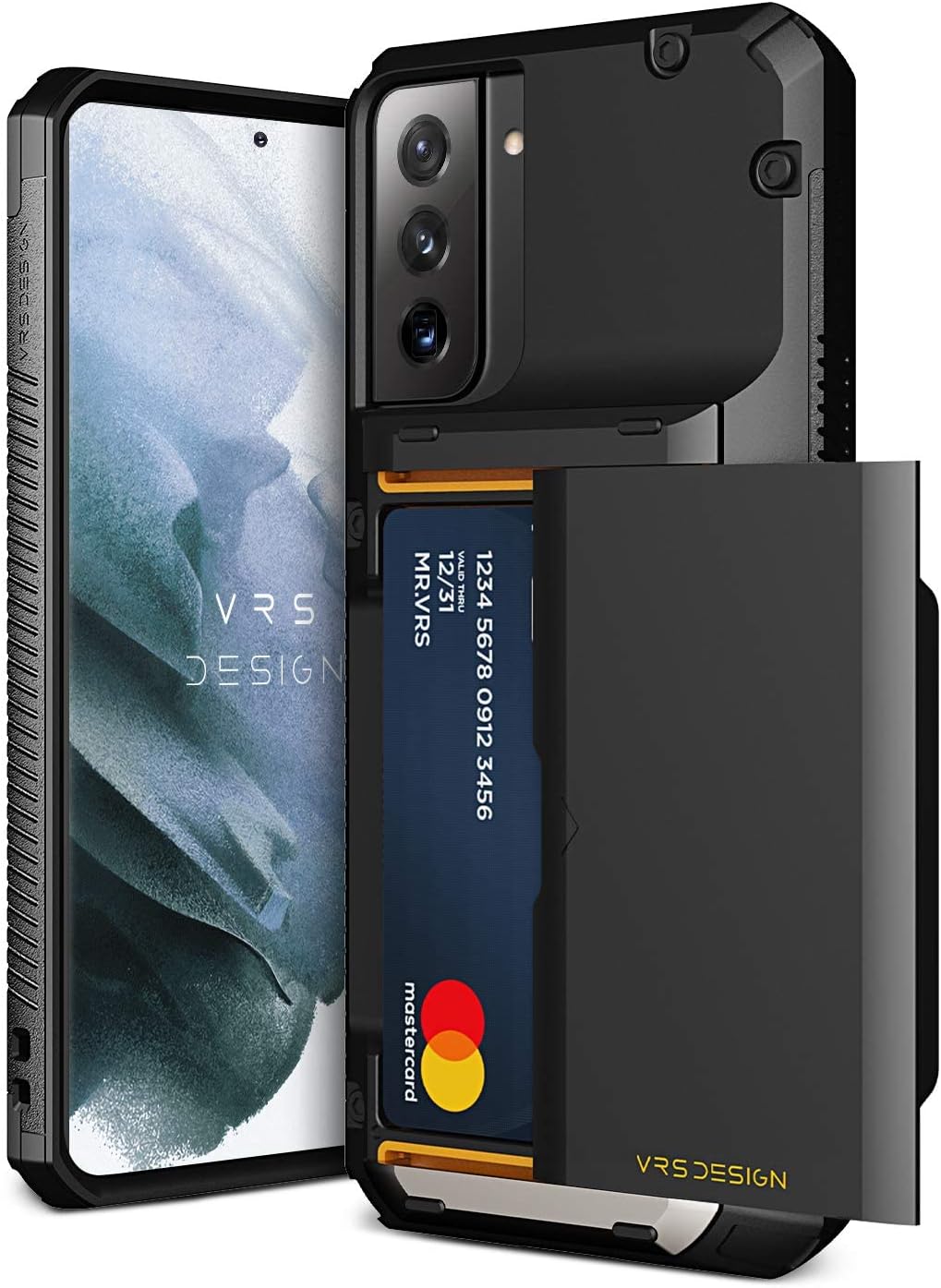 Custodia VRS DESIGN Damda Glide Pro Per IPhone 15 - Portafoglio Semi-Automatico Con Scorrimento, Antiurto, Porta 4 Carte - 5