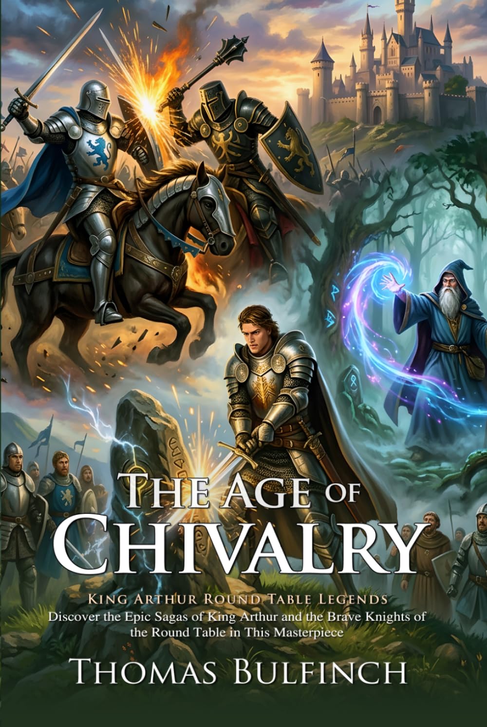 The Age of Chivalry: King Arthur and the Knights of the Round Table: Classic Myths of Ancient Britain and Heroes - Illustrated with Biography and Commentary