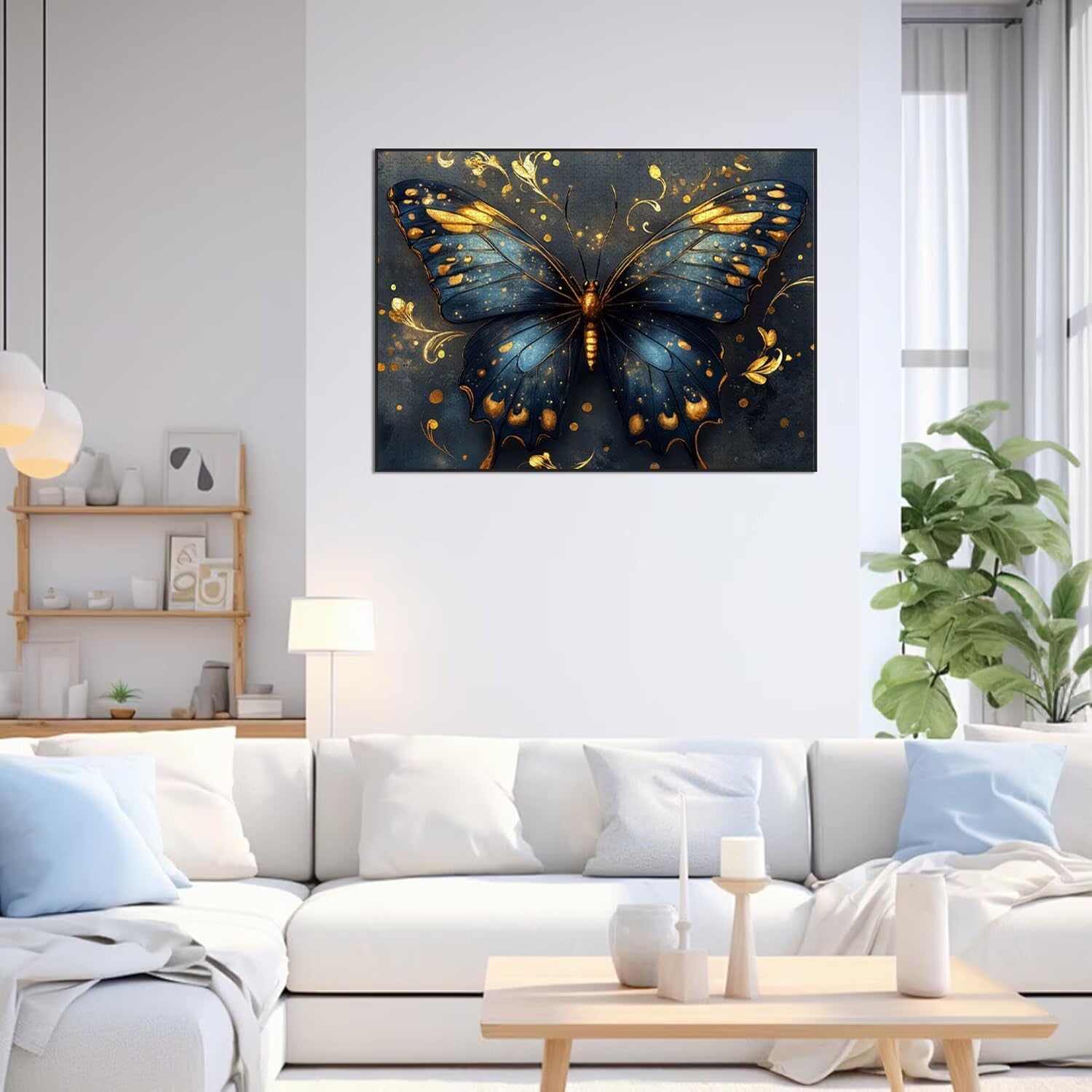 Puzzle 4000 sztuk motyle puzzle 3D, klasyczne puzzle dla dorosłych, n-265 | Abstrakcyjne Puzzle Wyzwanie Gra edukacyjna jako prezent i dekoracja ścienna, działalność rodzinna, relaks i rozrywka