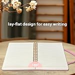 Spiral Notebook A5, 8.27 x5.7" Spiral Journal 160 Lined Hardcover Notebook Writing, Note Taking, Journaling, School, Work, Gift (Pink)