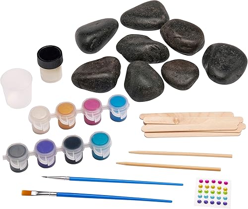 Miniatura 3 de Shimmer 'n Sparkle Metallic Mania Rock Art DIY Pintura Rock Craft Kit para niños de 6 años en adelante