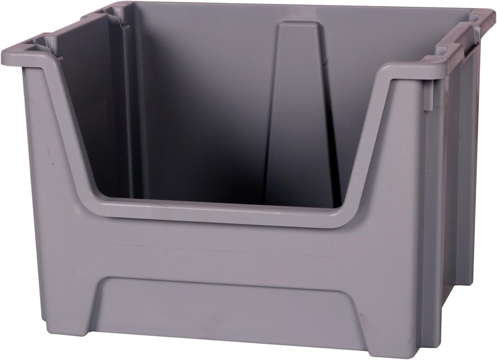 Stacking BIG Plastic Open Fronted Box Bins Recycling Plastic Storage Laundry - 50 Litre Strong Order Picking Bins - QUANTITY DISCOUNTS (1)