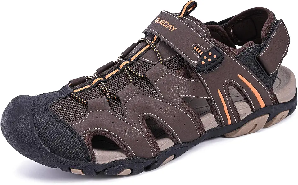 Queday Sandals Outdoor Lightweight Walking