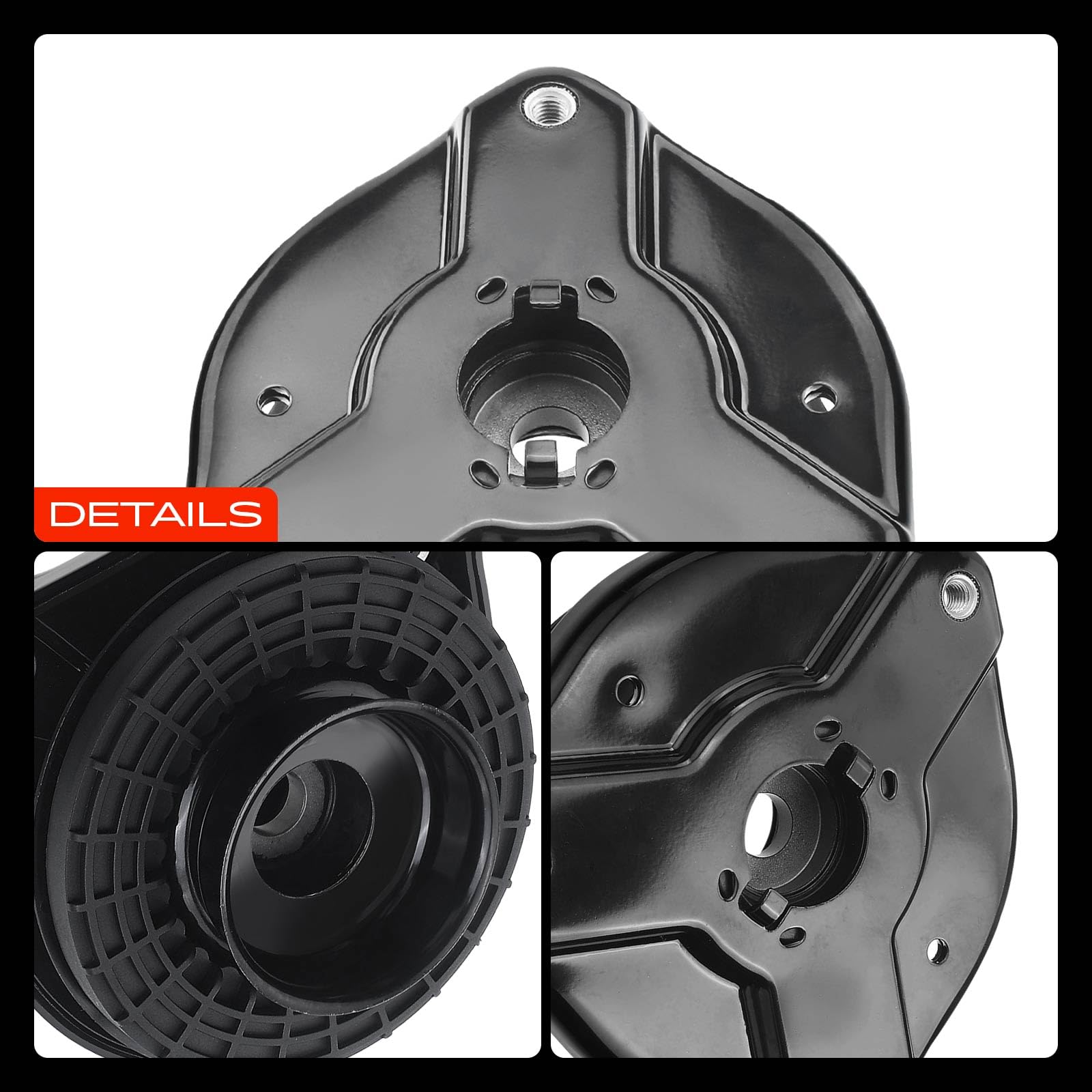 Frankberg Cojinete de domo Cojinete de soporte de amortiguador Delantero Compatible con Clase C T-Model S204 Clase E Cabrio A207 Clase C Coupé C204 Clase C W204 Clase E Coupé C207 Replace# 2043201273
