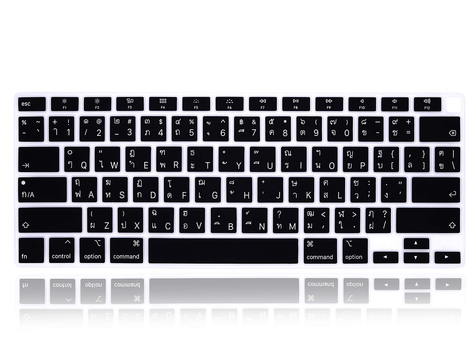 Amazon.co.jp: MMDW タイ語シリコンキーボードカバースキン MacBook