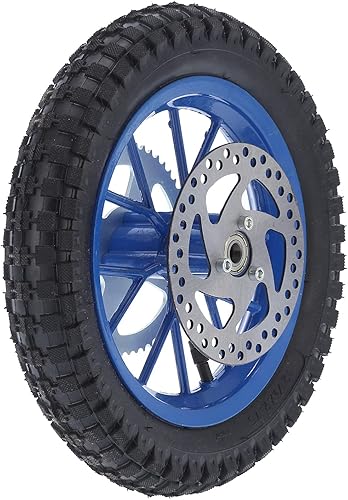 Fydun Rueda trasera de mini bicicleta, 12.5 x 2.75 pulgadas, rueda trasera de mini bicicleta, repuesto de aleación de acero de goma antideslizante