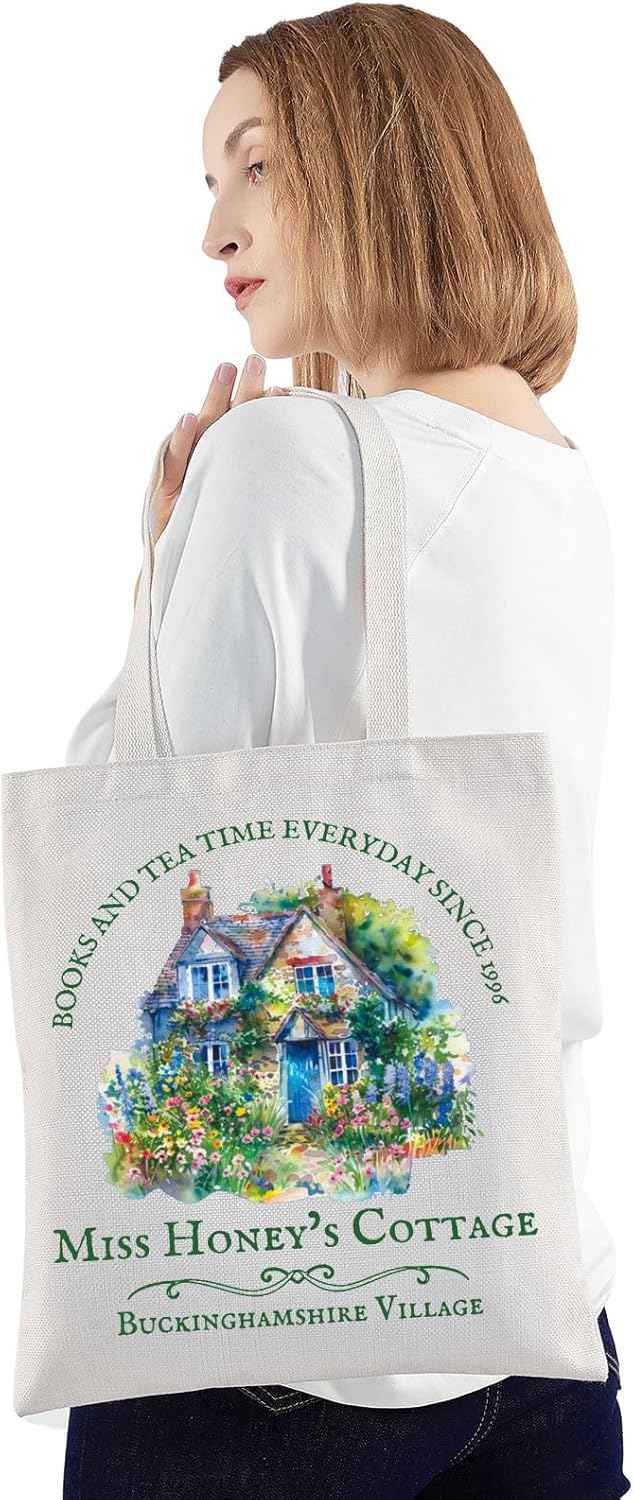 JNIAP Family Musical Tote Bag Miss Honey's Cottage Gifts Fantasy Movie Gifts The Musical Shoulder Bag - Image 6