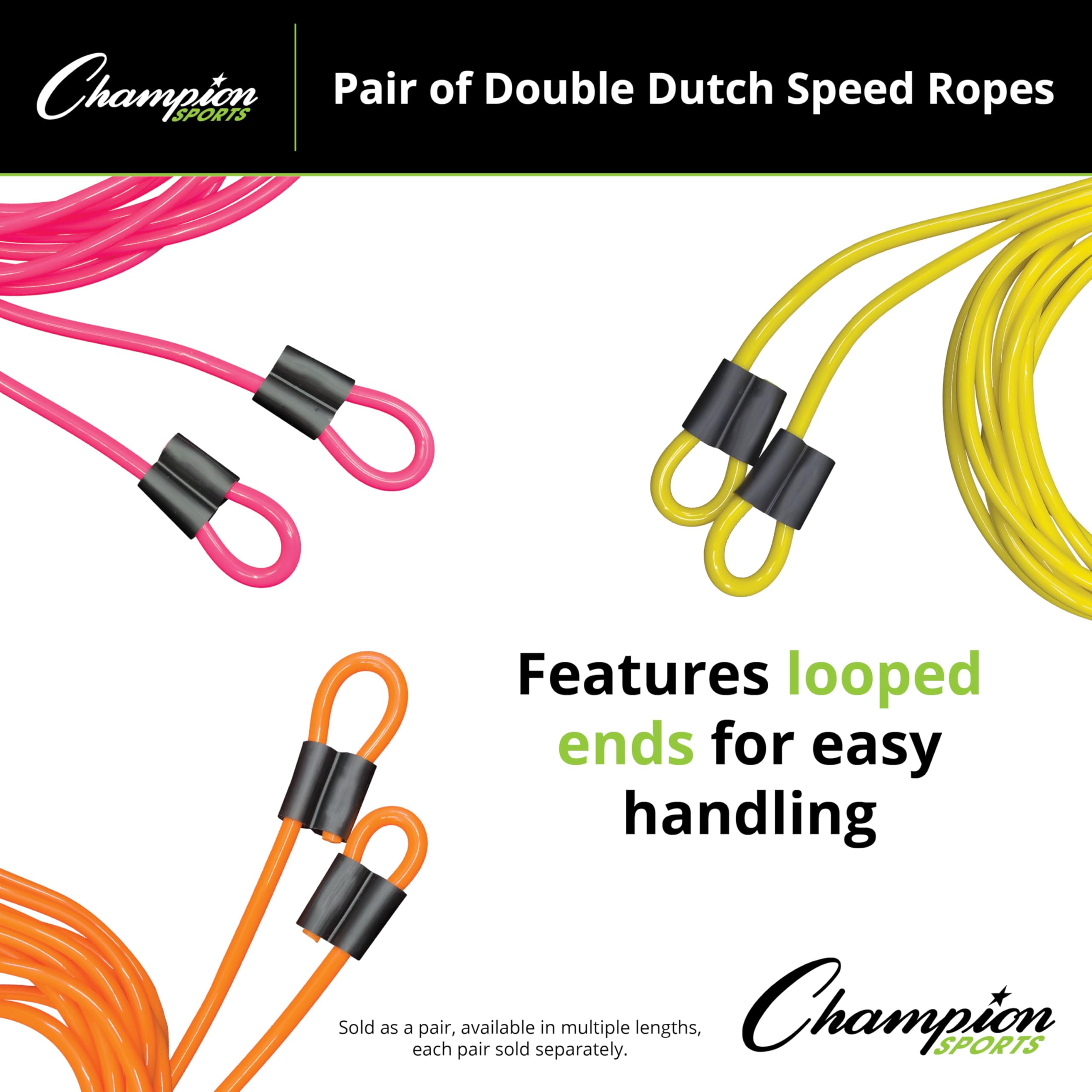 CHAMPION SPORTS Double Dutch Jump Rope
