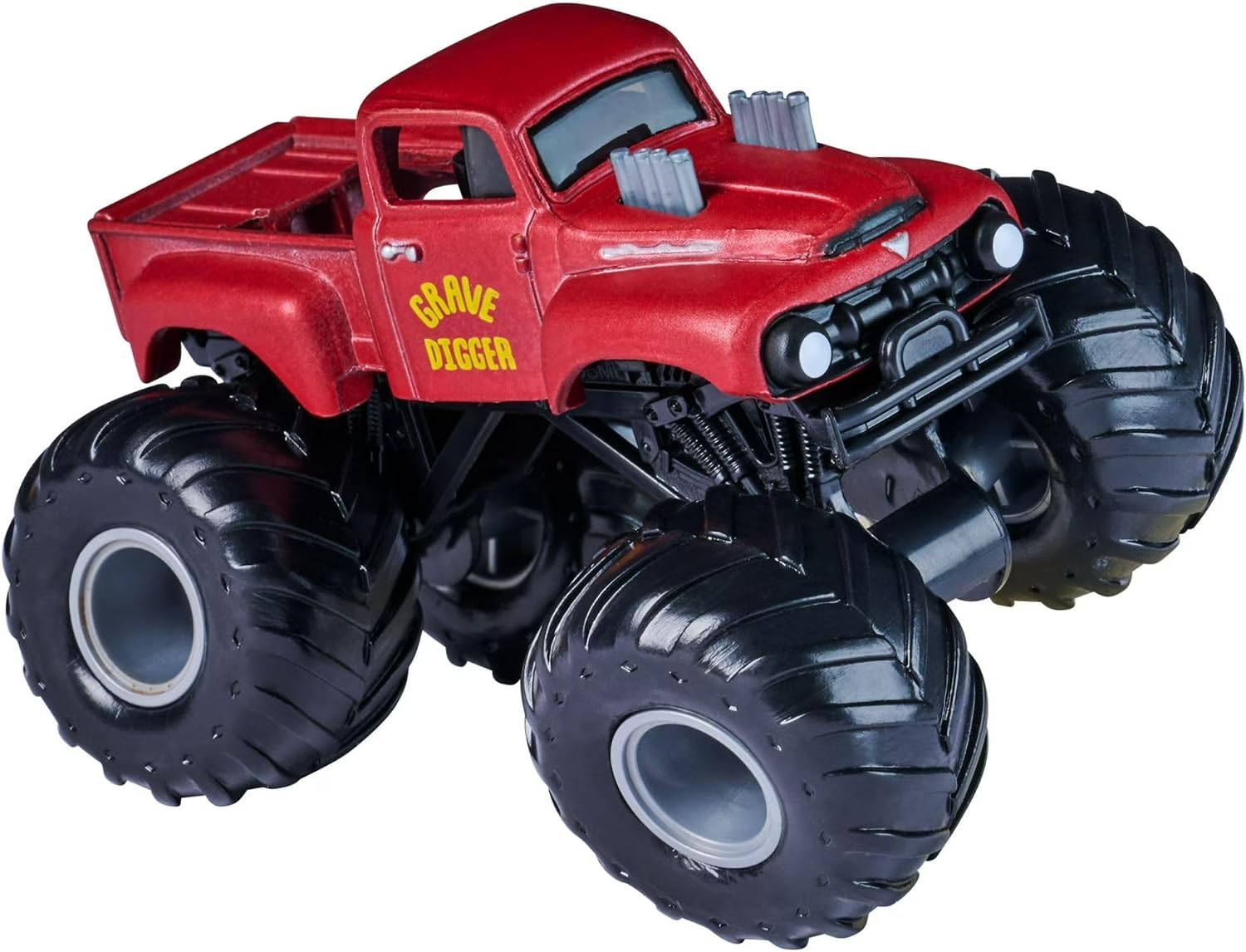 Monster Jam 2026 Official 1:64 Diecast Truck Series 46 Retro Rebels Red Grave Digger image 4