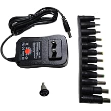 easyday 30W Universal Power Adapter AC to DC 3V 4.5V 5V 6V 7.5V 9V 12V 2A Power Supply for LCD LED Light Strip Router HUB Speaker Smart Phone Tablet Kindle and Echo Dot TV Box 1A 1.5A 2A 2000mA Max.