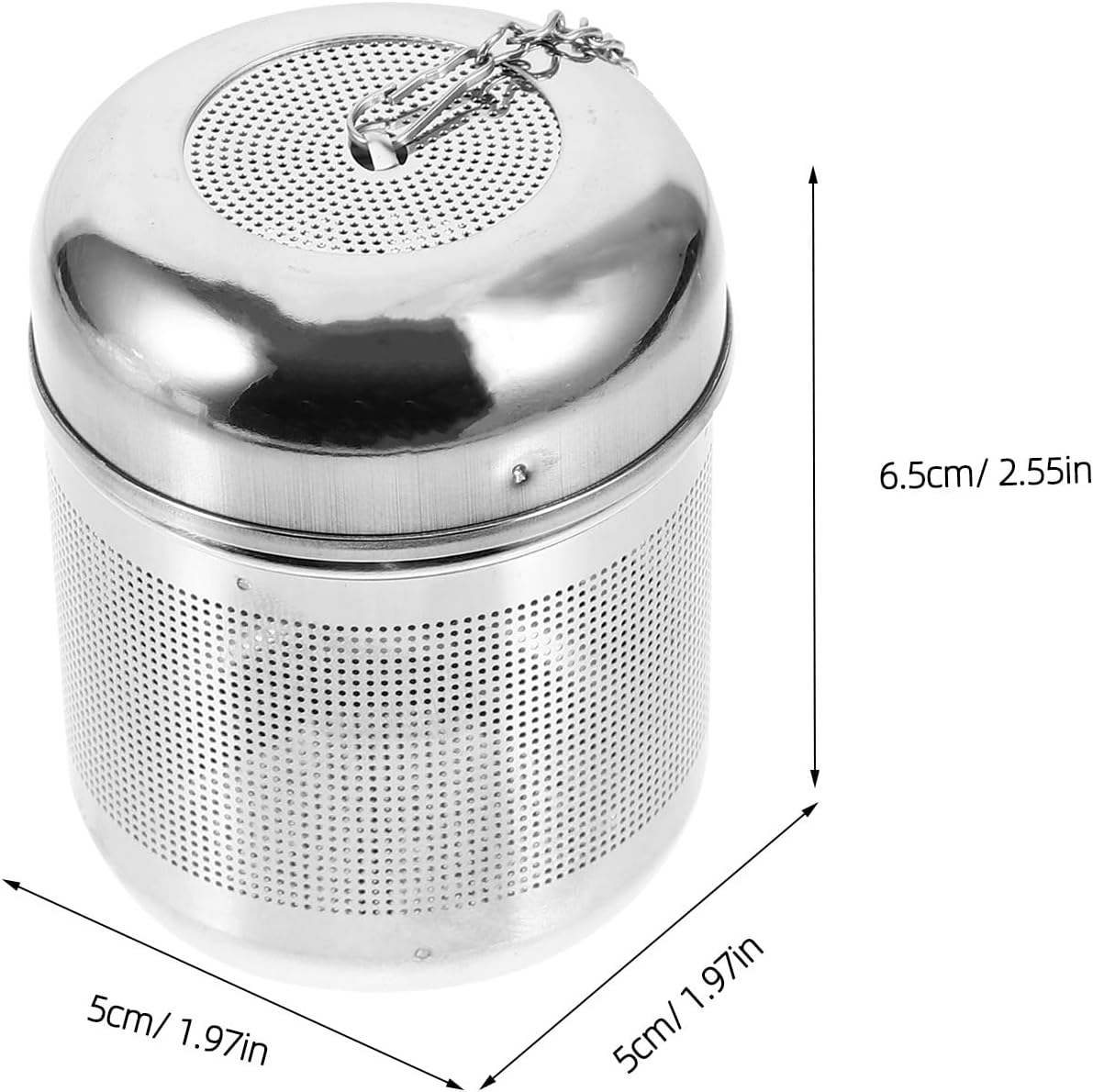 Portable Stainless Steel Tea Infuser Strainer Fine Mesh Reusable Tea Filter for Brewing Outdoor Travel Home Kitchen Accessory image 2