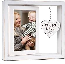 Nana Gifts, Nana Birthday Gifts - Rotating Photo Frame Gift for Nana | Best Nana Gifts from Grandchildren, Present for Nana on Birthday Mother's Day Christmas, Rotating Picture Frame 4''×6''