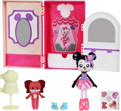 Sweet Seams 6" Soft Rag Doll Deluxe Pack 1pc Toy | Minnie Mouse & Fifi Ballet Studio