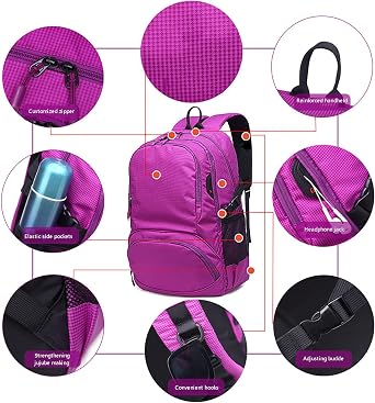 School Backpack Girls,Laptop Backpack,Causal Travel School Bags 15 Inch Laptop Work Backpack for Teenage Boys Lightweight Rucksack