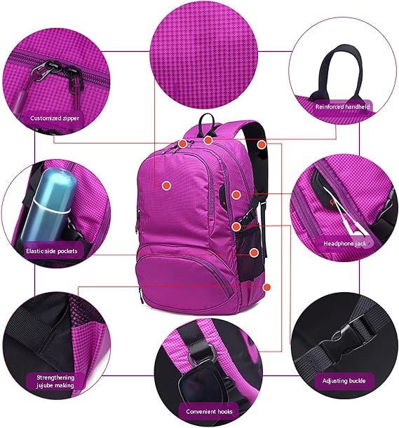 School Backpack Girls,Laptop Backpack,Causal Travel School Bags 15 Inch Laptop Work Backpack for Teenage Boys Lightweight Rucksack